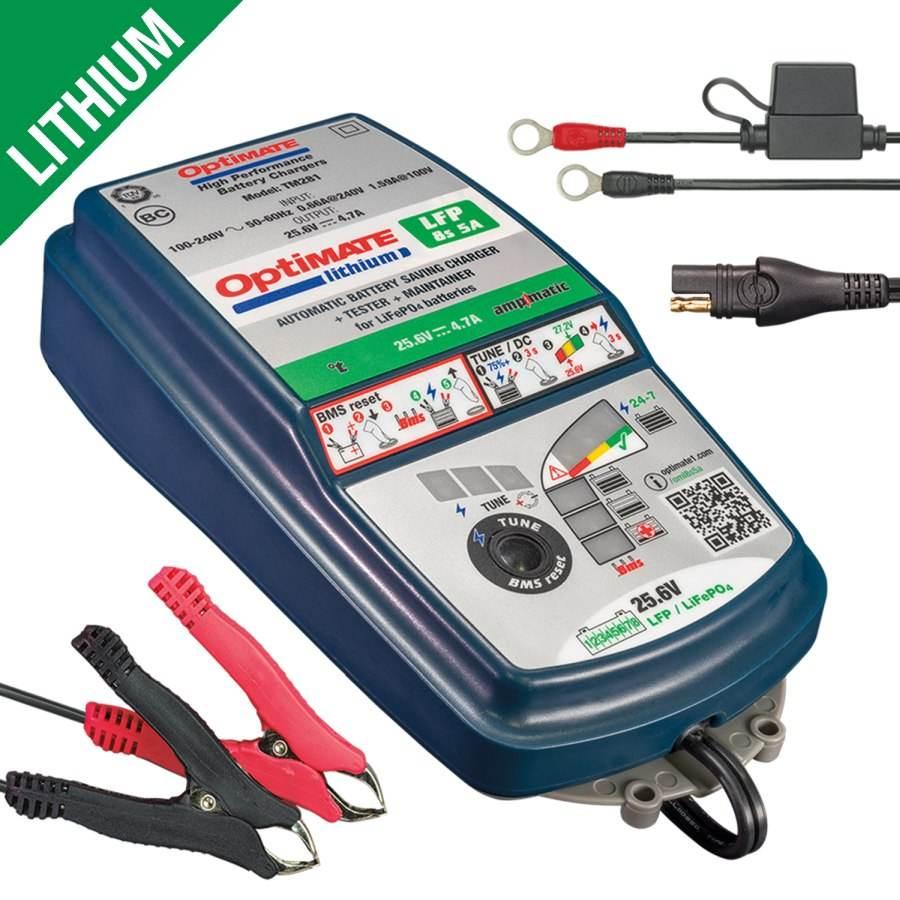 Optimate Ładowarka Akumulatorów Optimate Lithium 8S 25.6V 26.4V 5A, 2,5-100