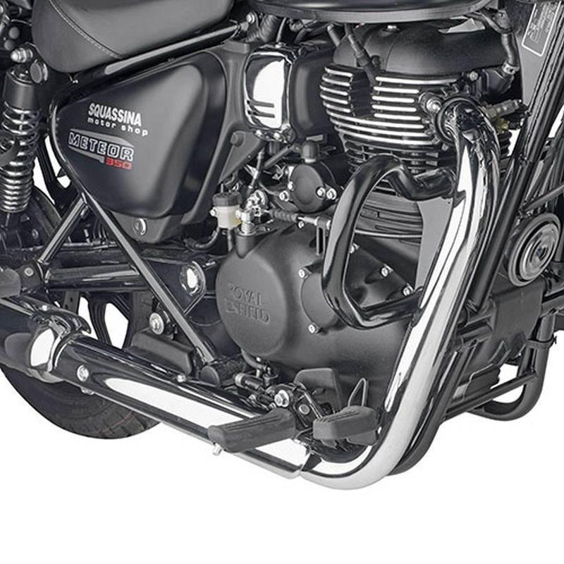 Kappa Gmole Osłony Silnika Royal Enfield Meteor 350 '21-'25 Czarne