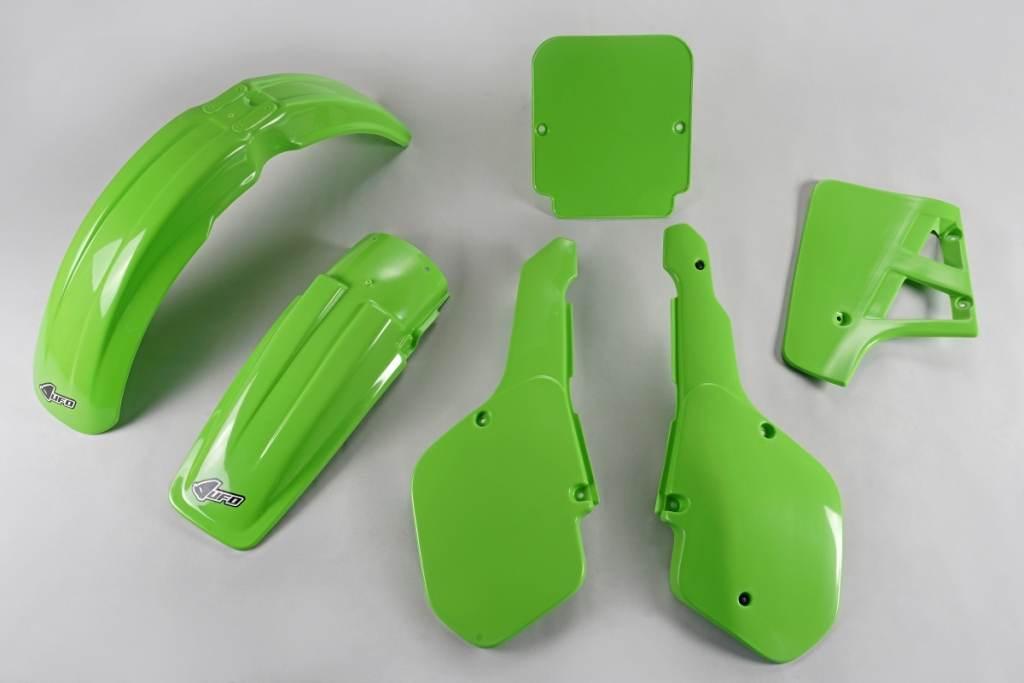 Ufo Komplet Plastików Kawasaki Kx 125 '87 Kolor Zielony Ka199E026