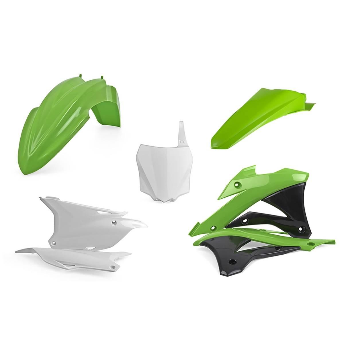 Polisport Komplet Plastików Kawasaki Kx 85/100/112 '14-'22 W Zestawie Tabli