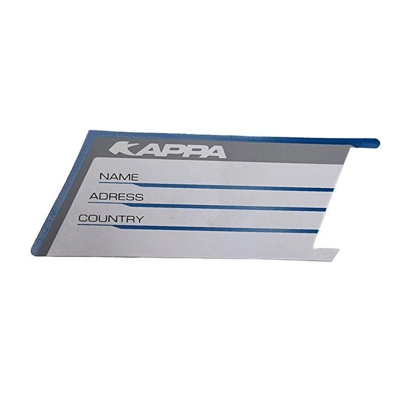 Kappa Tabliczka Adresowa Do Kufra K53N