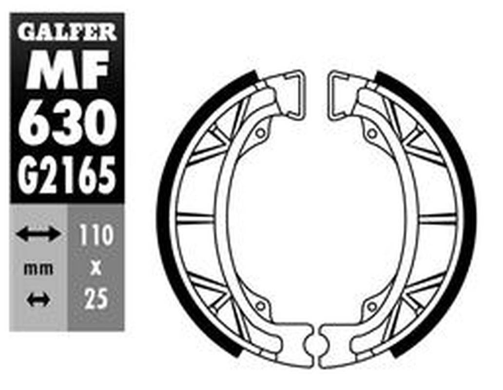 Galfer Szczęki Hamulcowe Tył Aprilio Amico 50 '90-'95, Gulliver 50 '95-'98