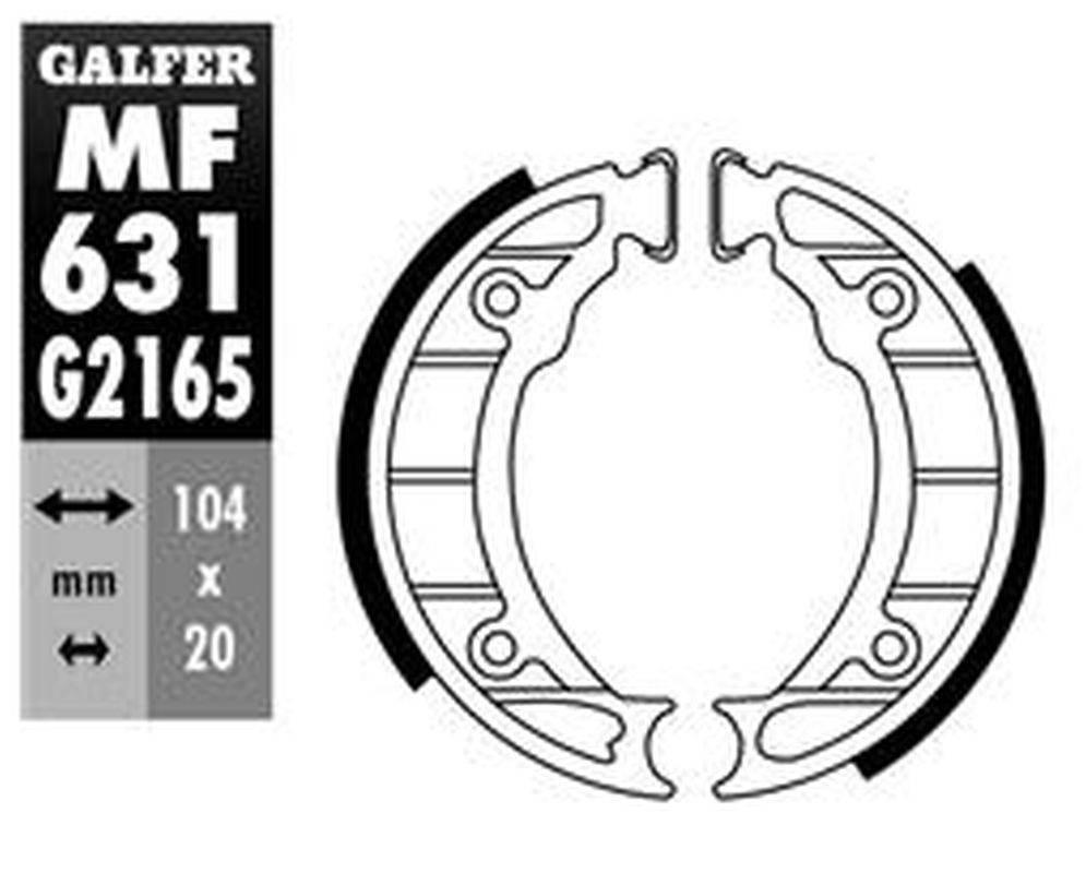 Galfer Szczęki Hamulcowe Tył Piaggio Free 50 '94-