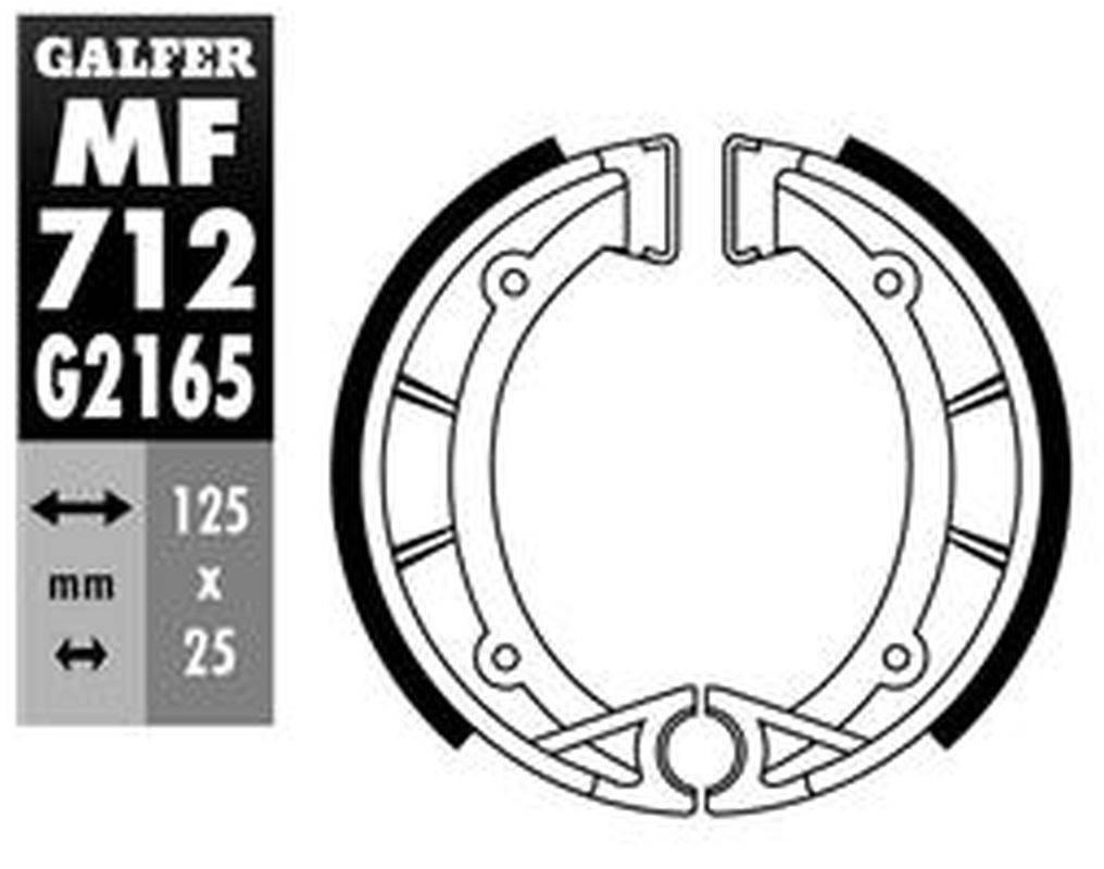 Galfer Szczęki Hamulcowe Tył Aprilia Tx 125/240/300/311 '85-, Beta Tr 33/34