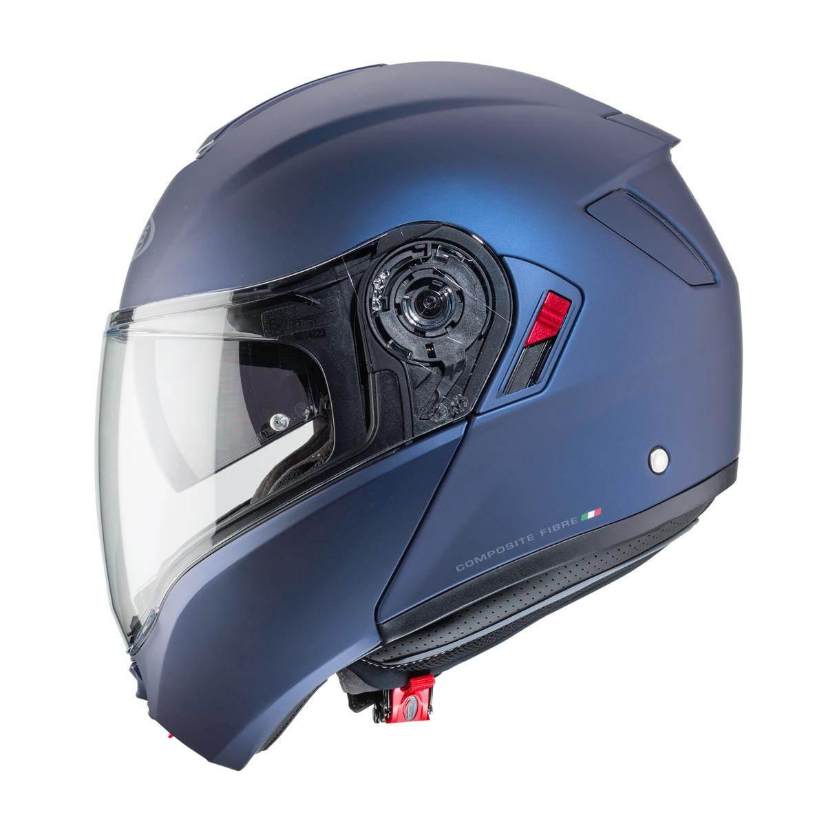 Caberg Kask Szczękowy Flip-Up Model Levo X Solid Kolor Niebieski Mat Yamaha - zdjęcie 3