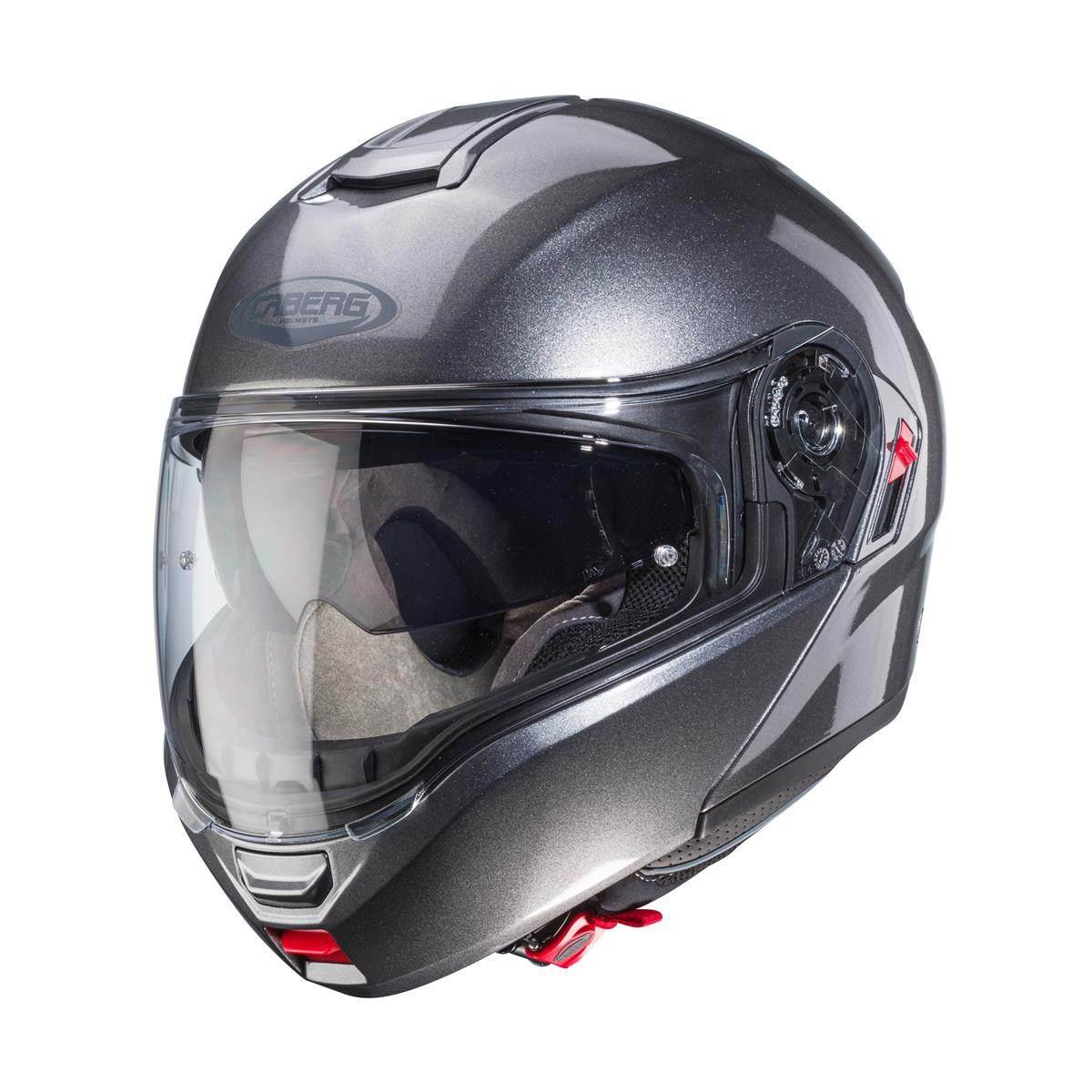 Caberg Kask Szczękowy Flip-Up Model Levo X Solid Kolor Szary Metalik Rozmia