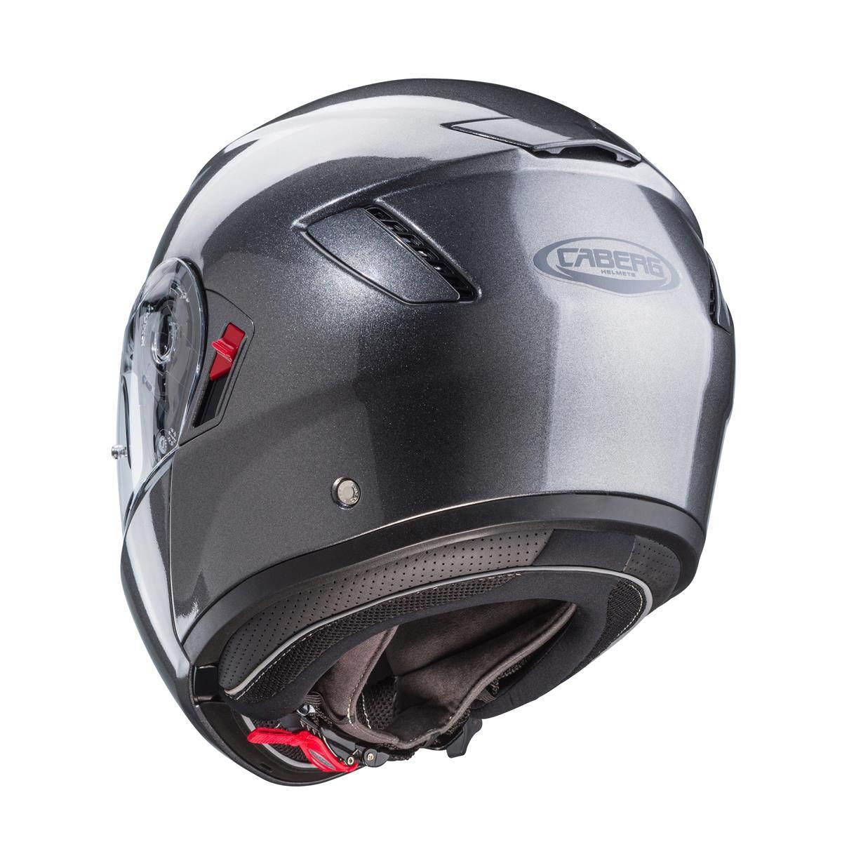 Caberg Kask Szczękowy Flip-Up Model Levo X Solid Kolor Szary Metalik Rozmia - zdjęcie 4