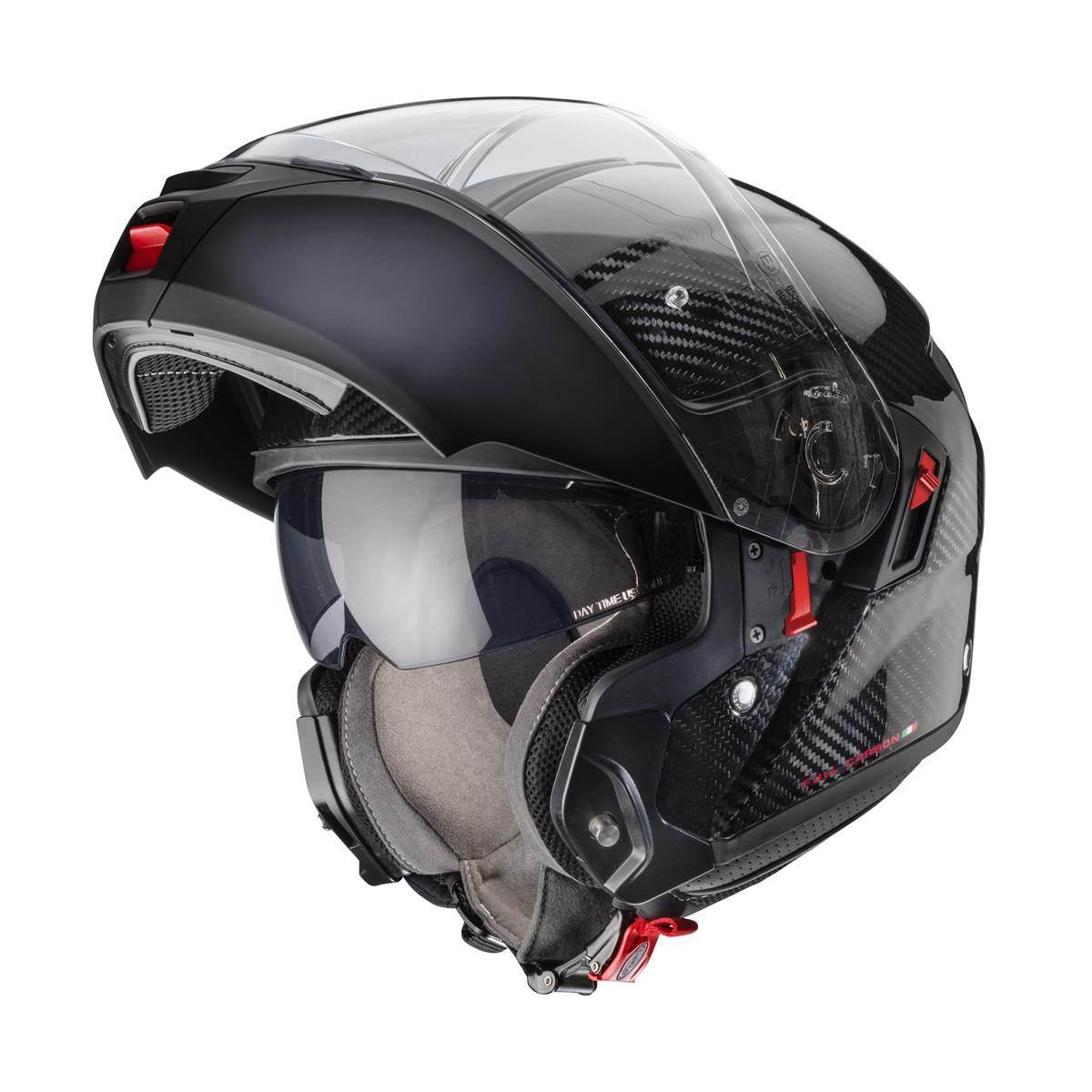 Caberg Kask Szczękowy Flip-Up Model Levo X Carbon Kolor Karbon Rozmiar S Pi - zdjęcie 2