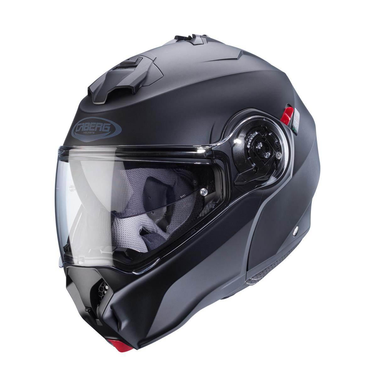 Caberg Kask Szczękowy Flip-Up Model Duke Evo Solid Kolor Czarny Mat Rozmiar