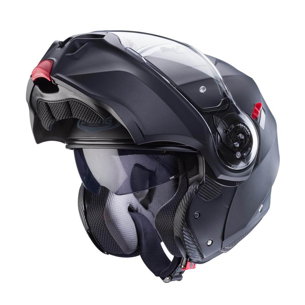Caberg Kask Szczękowy Flip-Up Model Duke Evo Solid Kolor Czarny Mat Rozmiar - zdjęcie 2