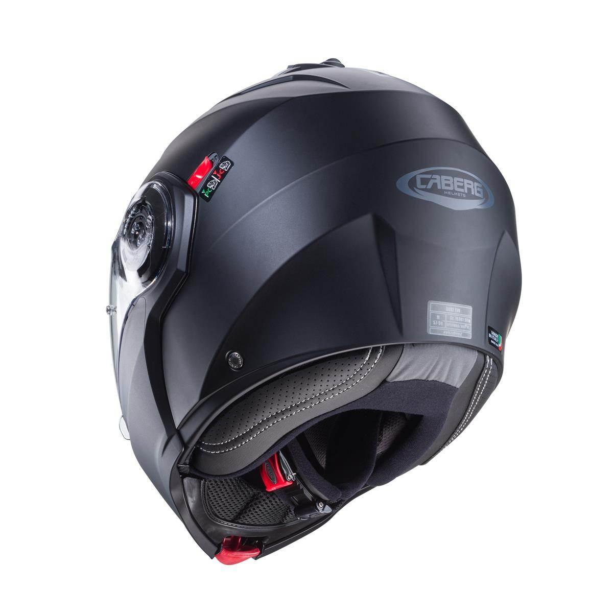 Caberg Kask Szczękowy Flip-Up Model Duke Evo Solid Kolor Czarny Mat Rozmiar - zdjęcie 4
