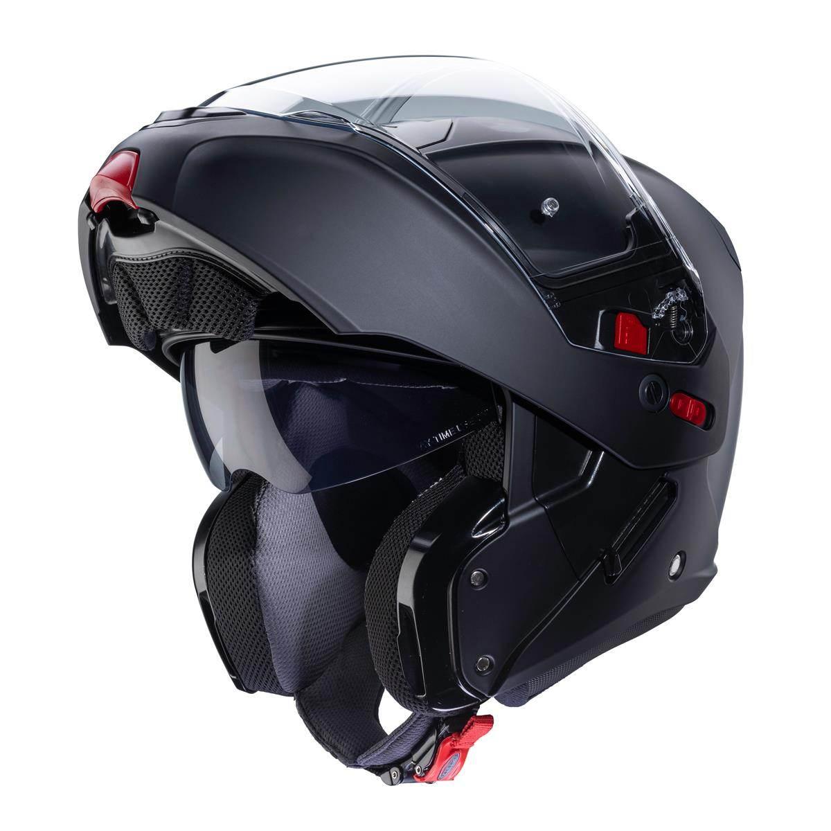 Caberg Kask Szczękowy Flip-Up Model Horus X Solid Kolor Czarny Mat Rozmiar - zdjęcie 2