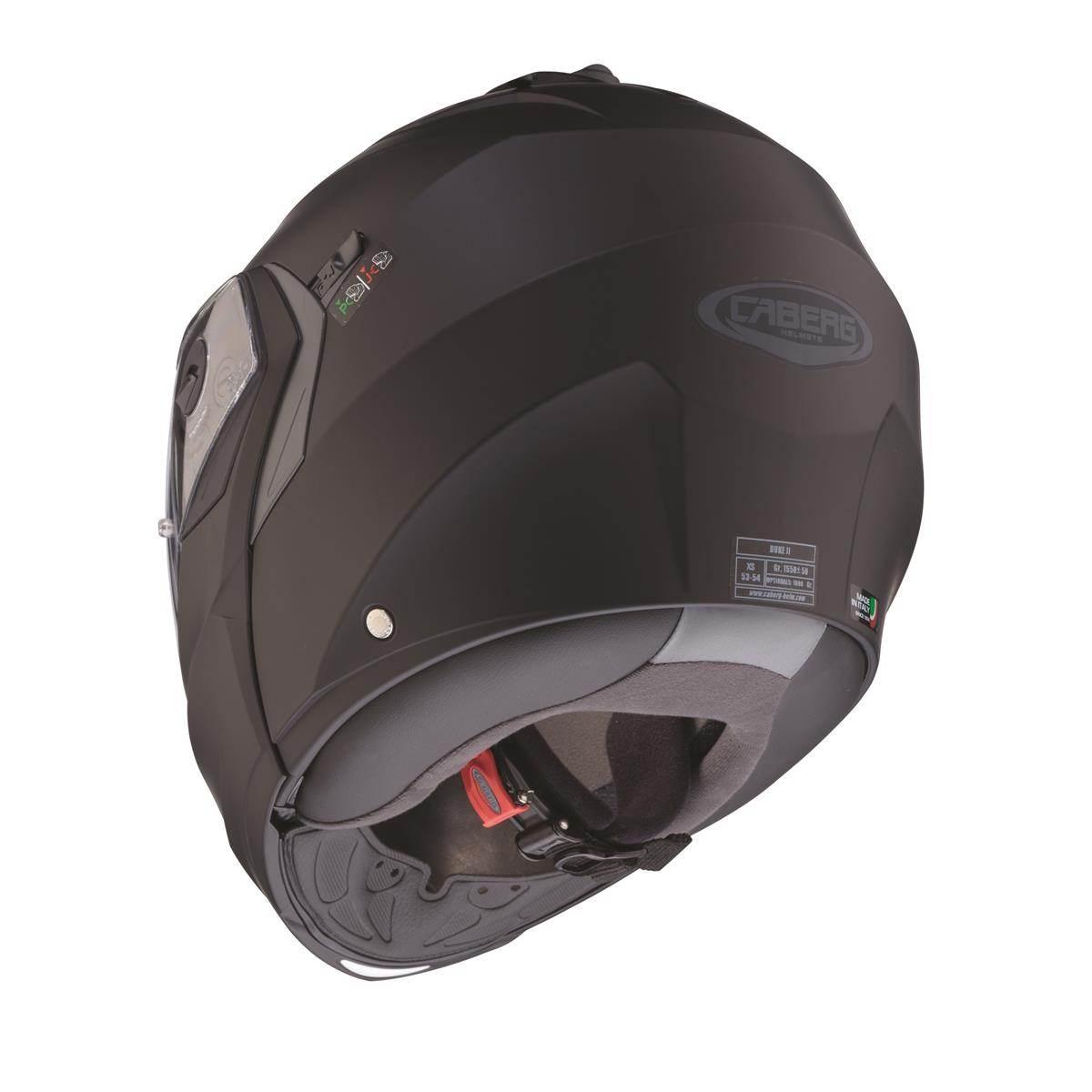 Caberg Kask Szczękowy Flip-Up Model Duke X Solid Kolor Czarny Mat Rozmiar M - zdjęcie 4