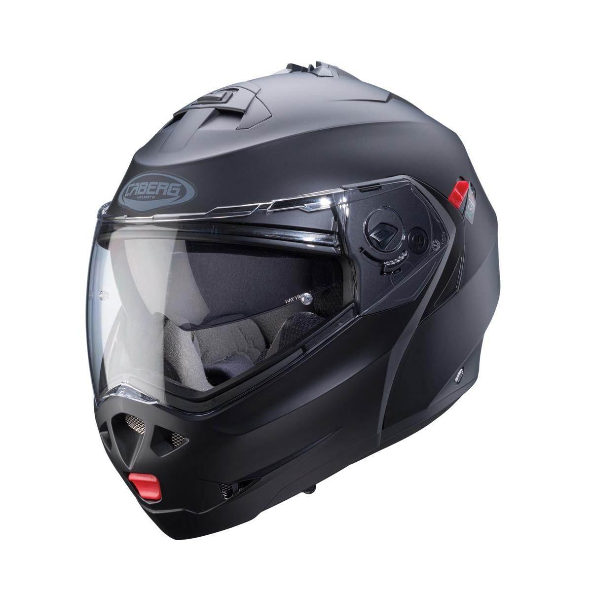 Caberg Kask Szczękowy Flip-Up Model Duke X Solid Kolor Czarny Mat Rozmiar L