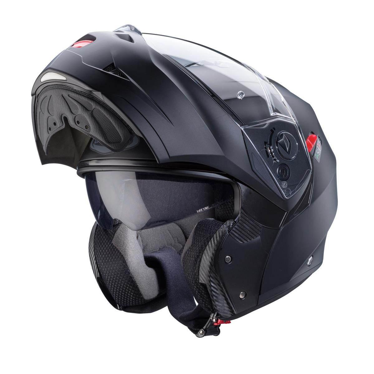 Caberg Kask Szczękowy Flip-Up Model Duke X Solid Kolor Czarny Mat Rozmiar L - zdjęcie 2