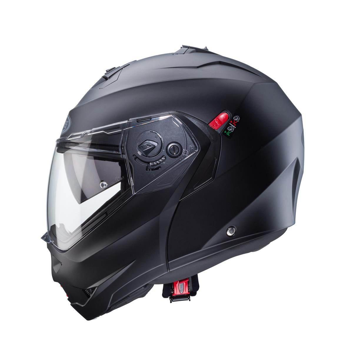 Caberg Kask Szczękowy Flip-Up Model Duke X Solid Kolor Czarny Mat Rozmiar L - zdjęcie 3