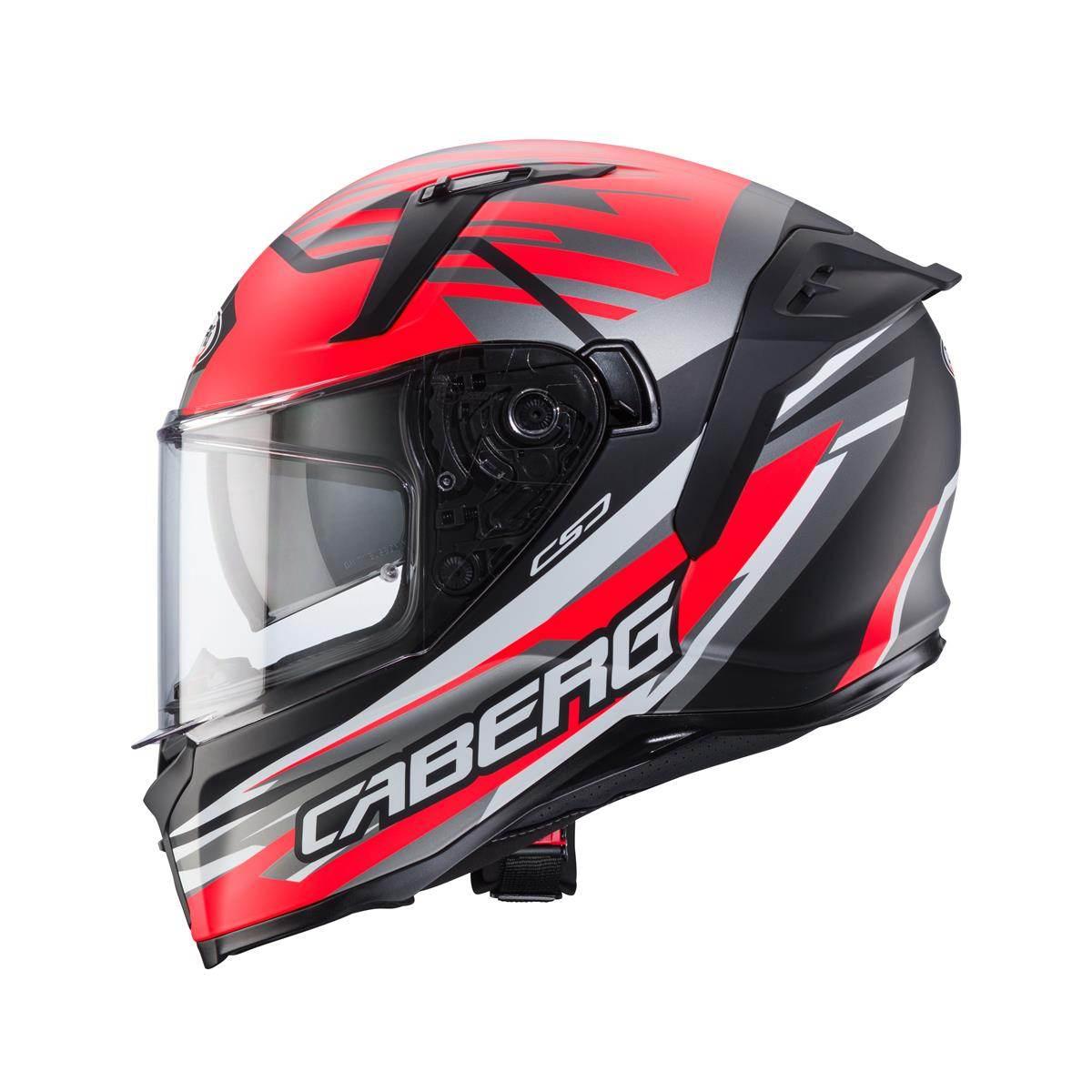 Caberg Kask Integralny Avalon X Kira Kolor Czarny Mat/Szary/Czerwony Fluo R - zdjęcie 2