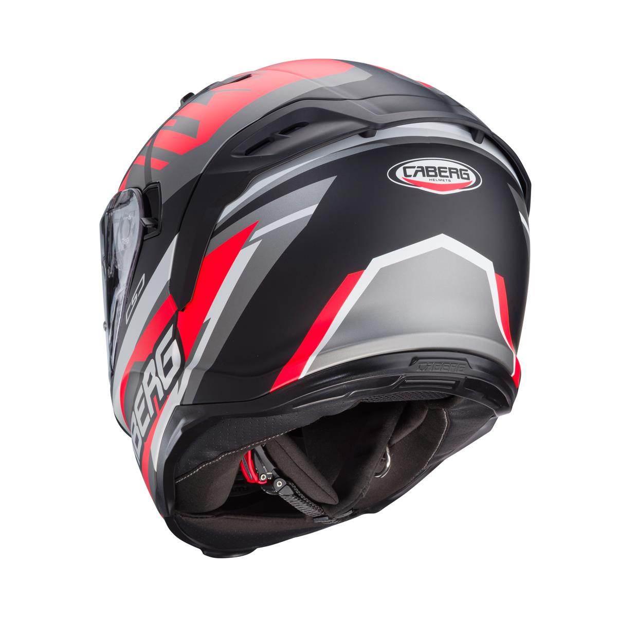 Caberg Kask Integralny Avalon X Kira Kolor Czarny Mat/Szary/Czerwony Fluo R - zdjęcie 3