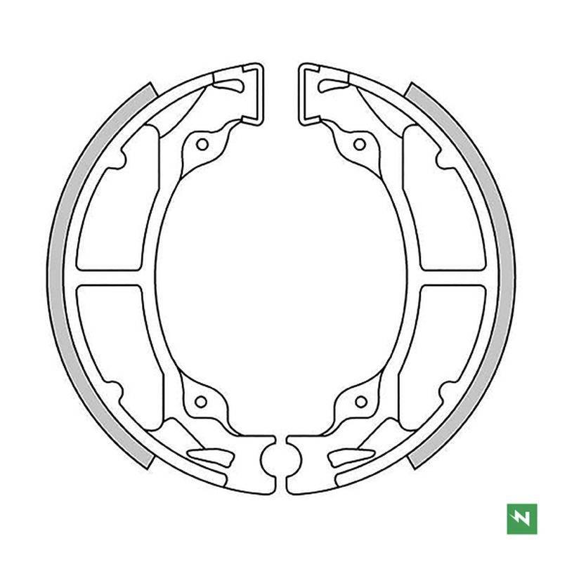 Newfren Szczęki Hamulcowe Tył Kawasaki Kd 80 '88-'90, Kdx 200 '83-'88, Kh 1