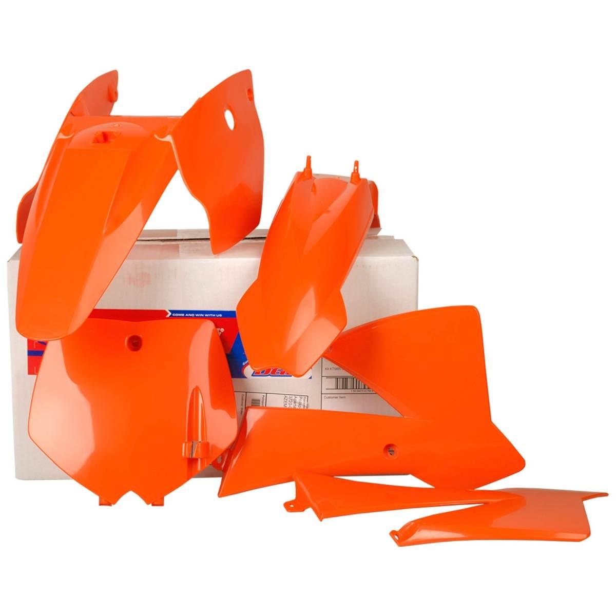 Polisport Komplet Plastików Ktm Sx 65 '02-'08 Kolor Pomarańczowy