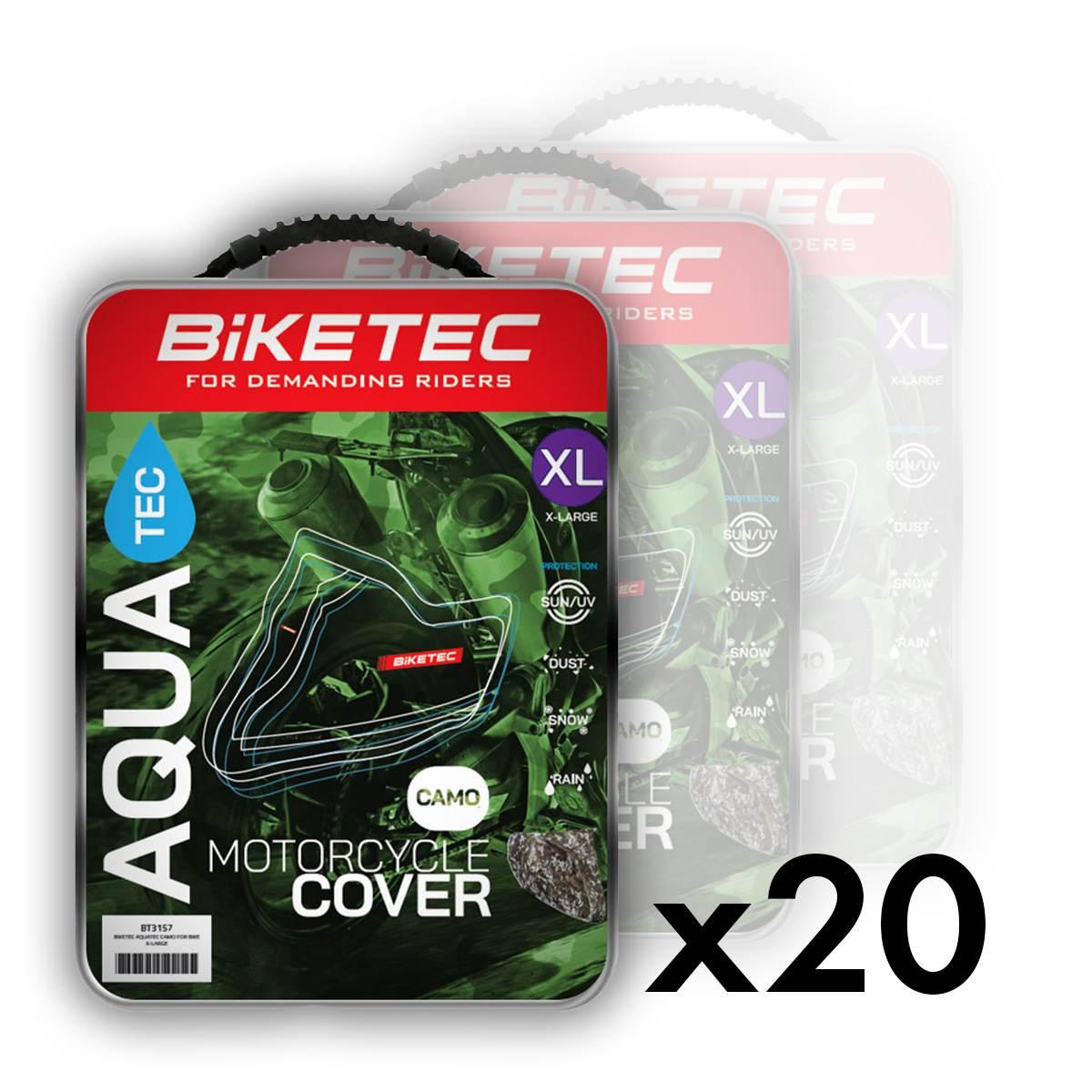 Biketec Pakiet 20 Sztuk Pokrowców Pokrowiec Wodoodpornych Aquatec Na Motocy