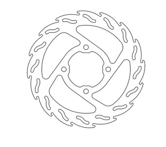 Moto-Master Tarcza Hamulcowa Tył Flame Ktm Sx 65 '04-'22 Husqvarna Tc 65 '1