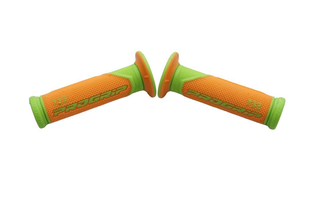 Progrip Manetki Pg732 Road 22+25Mm, Dł.125Mm Kolor Pomarańczowy Fluo/Zielon