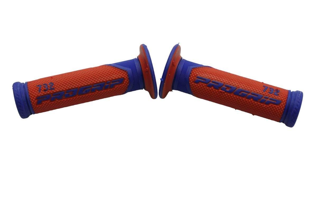 Progrip Manetki Pg732 Road 22+25Mm, Dł.125Mm Kolor Czerwony/Niebieski Dwusk