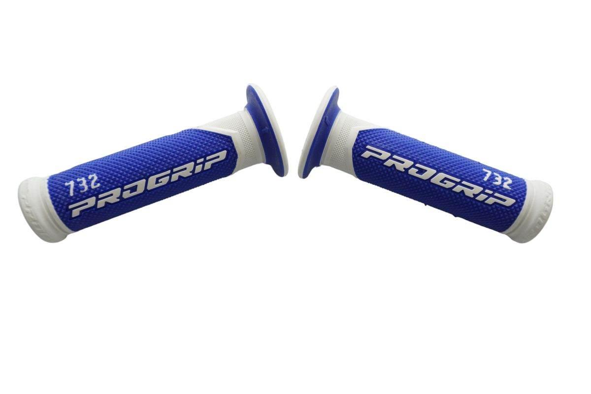 Progrip Manetki Pg732 Road 22+25Mm, Dł.125Mm Kolor Biały/Niebieski Dwuskład