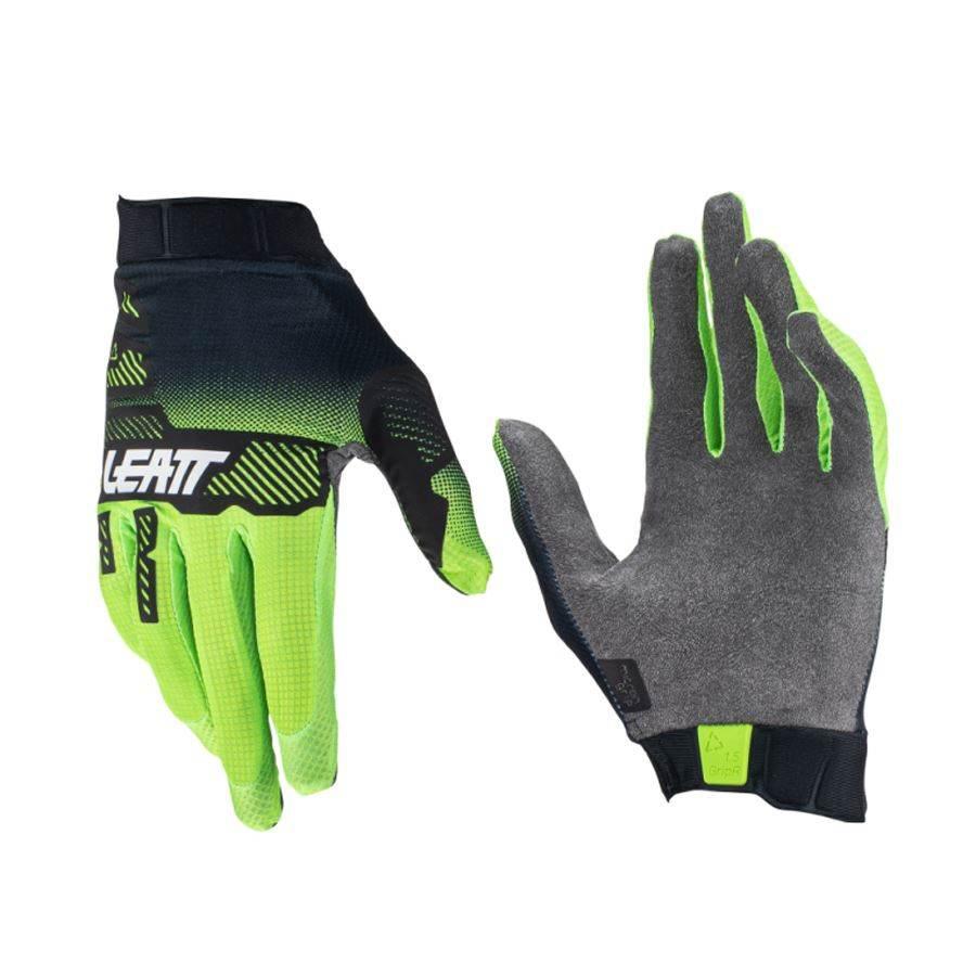 Leatt Rękawice Moto 1.5 Gripr Glove Lime Kolor Czarny/Żółty Fluo Rozmiar L