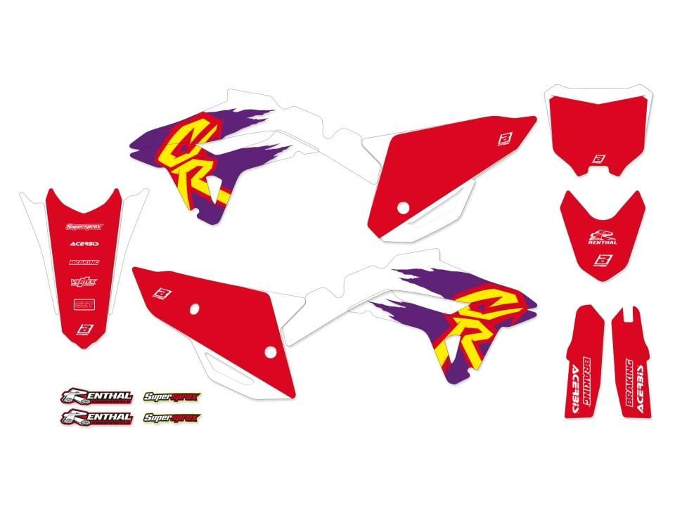 Blackbird Komplet Naklejek Oklein Honda Crf 250R '22-'24, Crf 450R '21-'24 - zdjęcie 2