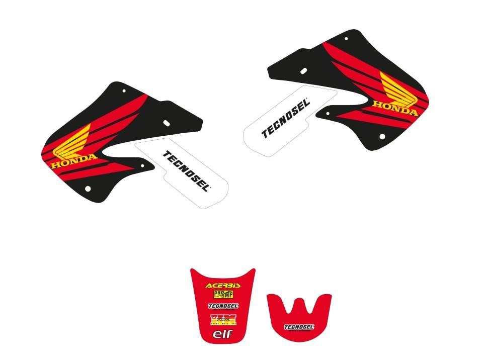 Blackbird Komplet Naklejek Oklein Honda Cr 125 '98-'99, Cr 250R '97-'99 Rep - zdjęcie 2