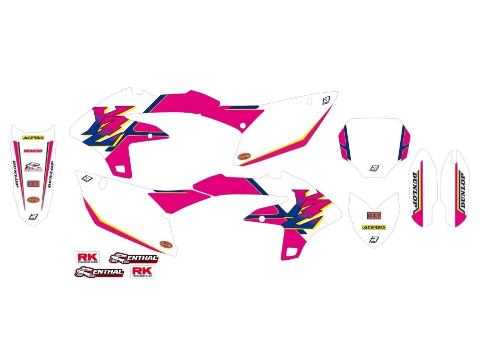 Blackbird Komplet Naklejek Oklein Yamaha Yz 250F '23-'24; Yz 450F '23-'24 R - zdjęcie 2