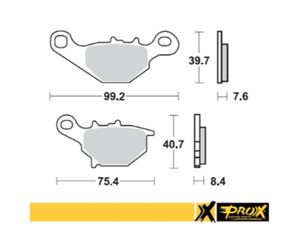 Prox Klocki Hamulcowe Kh230 Sinter Kawasaki Kmx 125 '99-'03, Suzuki Rm 80/8