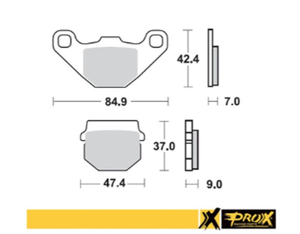 Prox Klocki Hamulcowe Kh83 Kawasaki Kx 80 '88-'96, Kdx 125 '90-'94, Kmx 125