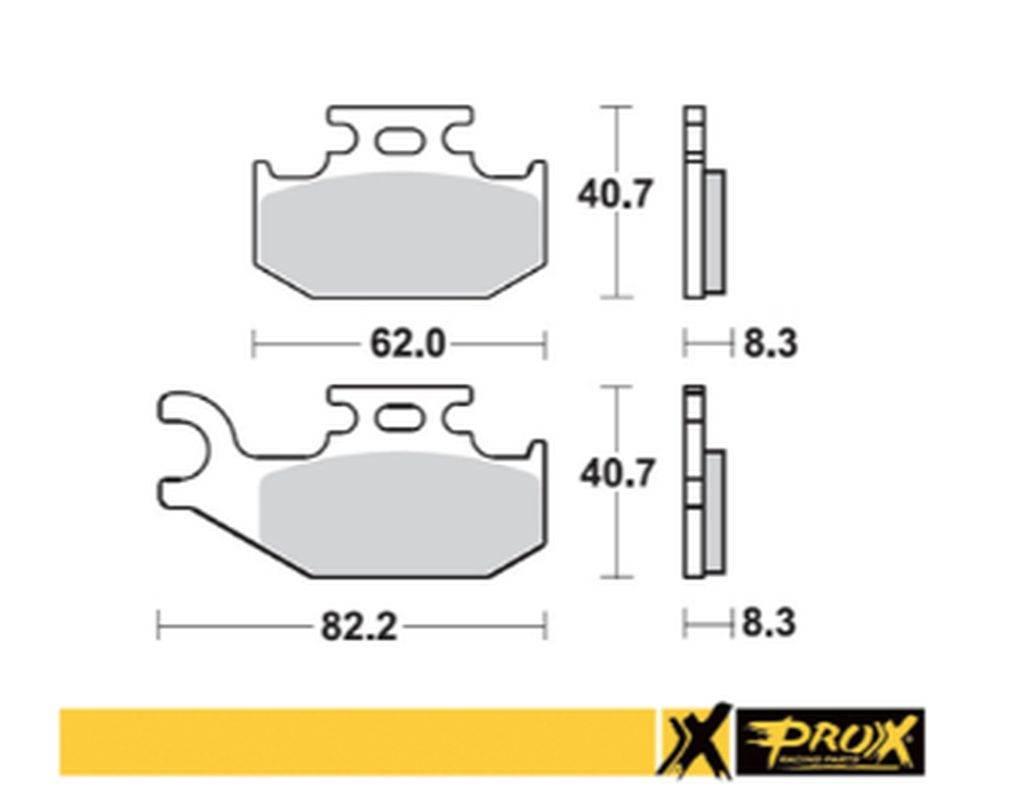 Prox Klocki Hamulcowe Kh414 Suzuki Lt-A/F 400F '08-'15, Lt-A 450X '07-'10