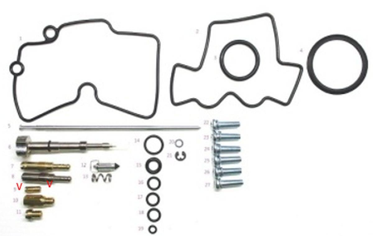 Bearing Worx Zestaw Naprawczy Gaźnika Honda Crf 150R/Rx '08-'09 26-1001