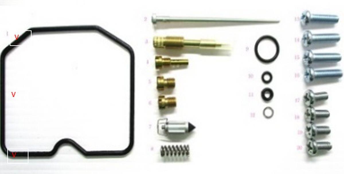 Bearing Worx Zestaw Naprawczy Gaźnika Suzuki Lt-A/Lt-F 400 King Quad '08-'1