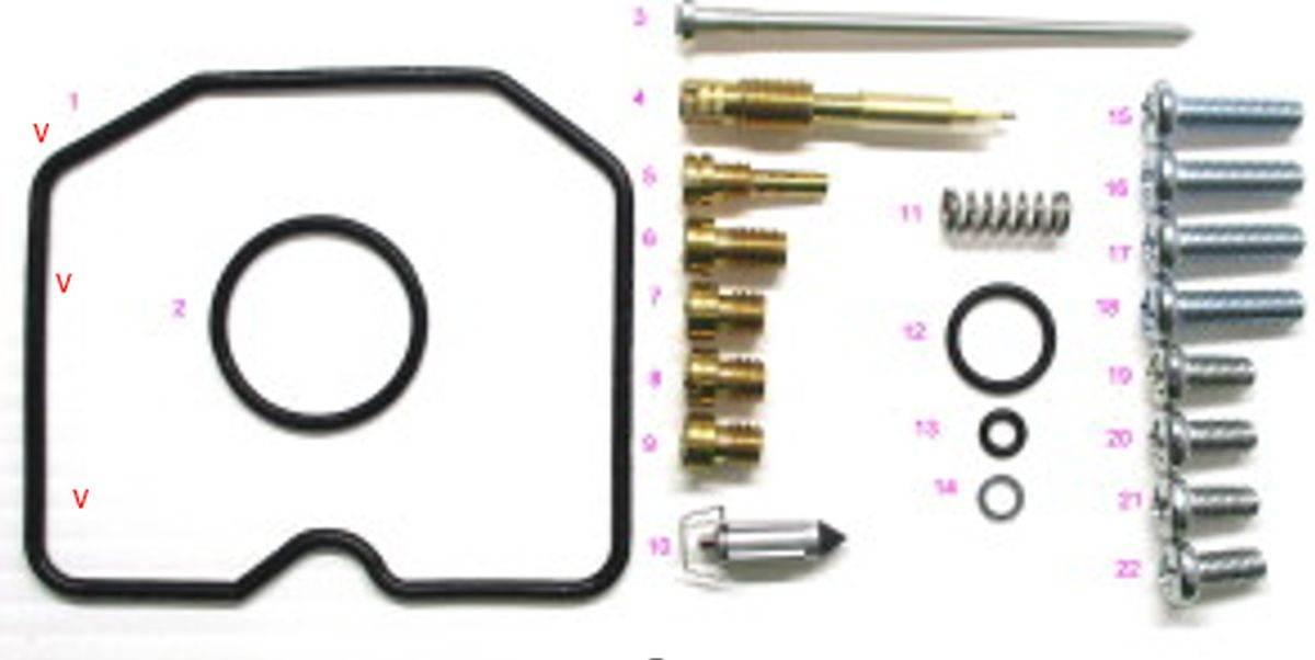 Bearing Worx Zestaw Naprawczy Gaźnika Kawasaki Klf 300C Bayou '97-'05 26-13