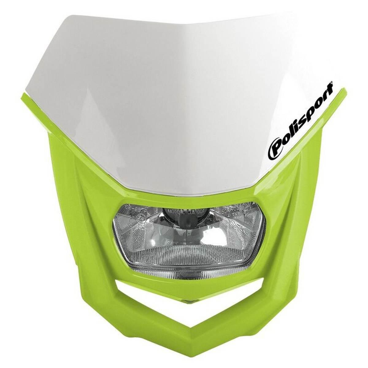 Polisport Lampa Przednia Model Halo Żarówka Halogenowa Kolor Biały/Fluo