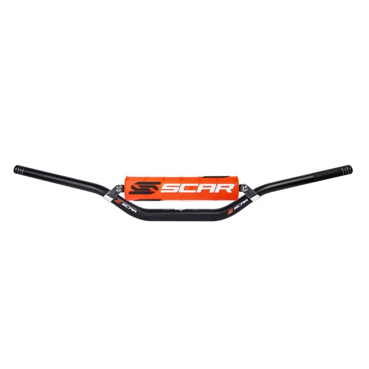 Scar Racing Kierownica Z Poprzeczką 28,6Mm Model Rc Bend Kolor Czarny Gąbka