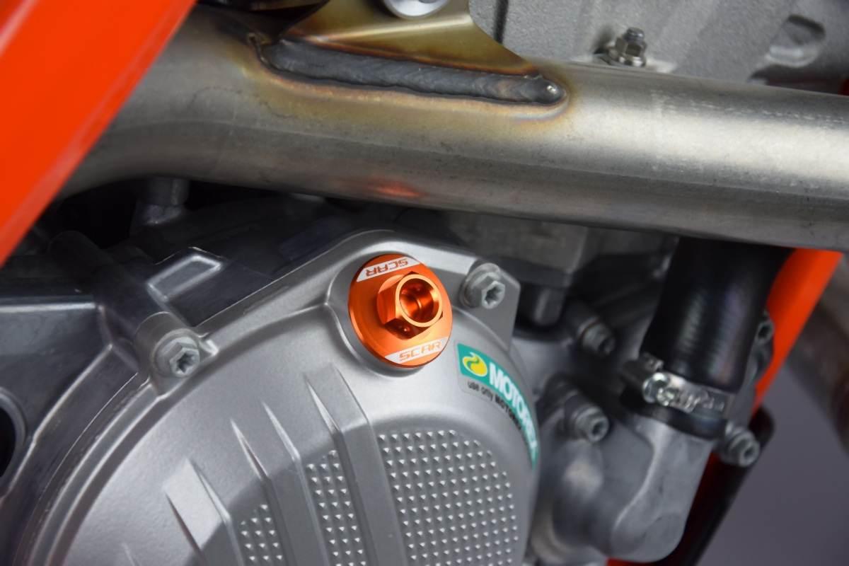 Scar Racing Korek Wlewu Oleju Ktm 50-450 Sx Sxf '06-'25, 125-500 Exc Excf T - zdjęcie 2