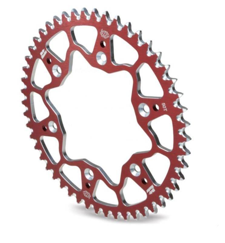 Moto-Master Zębatka Tylna Aluminiowa T7075 Ergal 899 52 89952 Kolor Czerwon