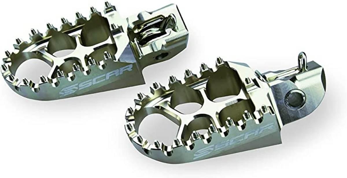 Scar Racing Podnóżki Pegi Aluminiowe Kawasaki Kxf '06-'17, Kxf 450 '07-'17