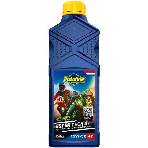 Putoline Olej Silnikowy 4T Ester Tech 4+ 15W50 1L Akc - zdjęcie 2