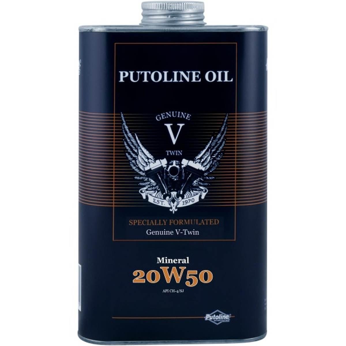 Putoline Olej Silnikowy 1 L Genuine V-Twin Minerall 20W50 1L Akc