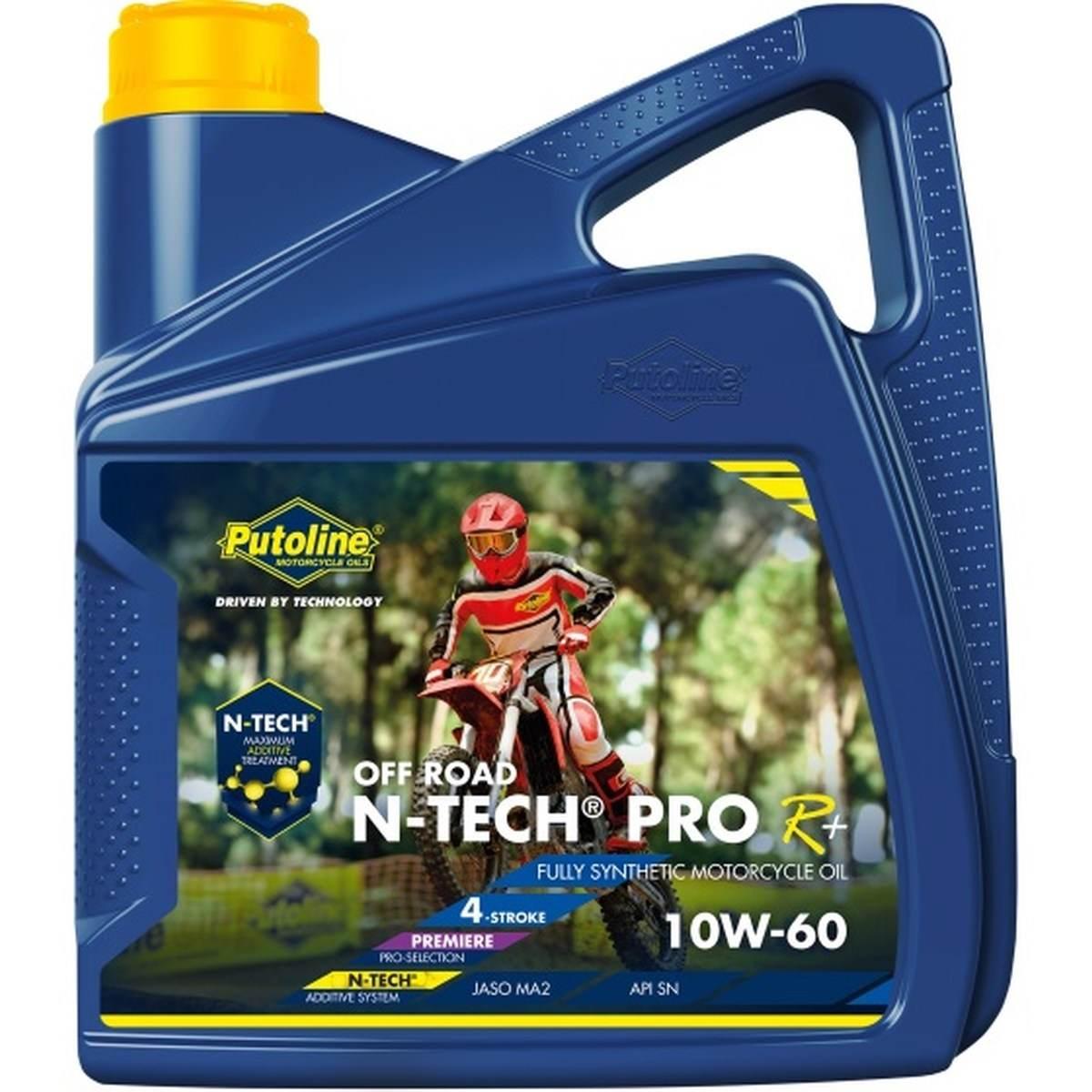 Putoline Olej Silnikowy 4T 100% Syntetyk N-Tech® Pro R+ Off Road 10W60 4L A