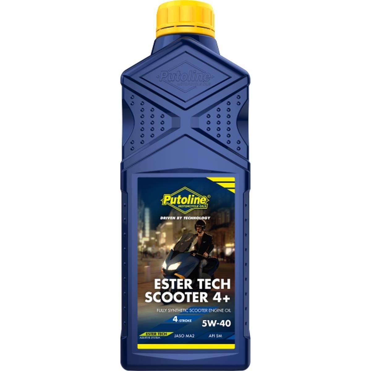 Putoline Olej Silnikowy 4T Ester Tech Scooter 4+ 5W40 1L Akc