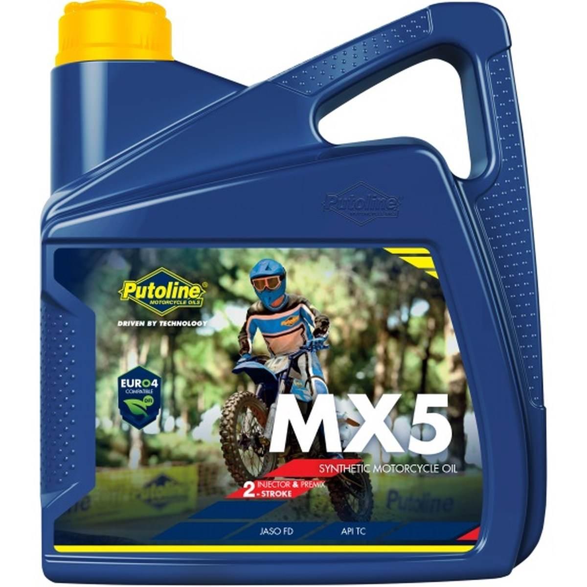 Putoline 2T Olej Do Mieszanki 100% Syntetyk Mx 5 4L Akc