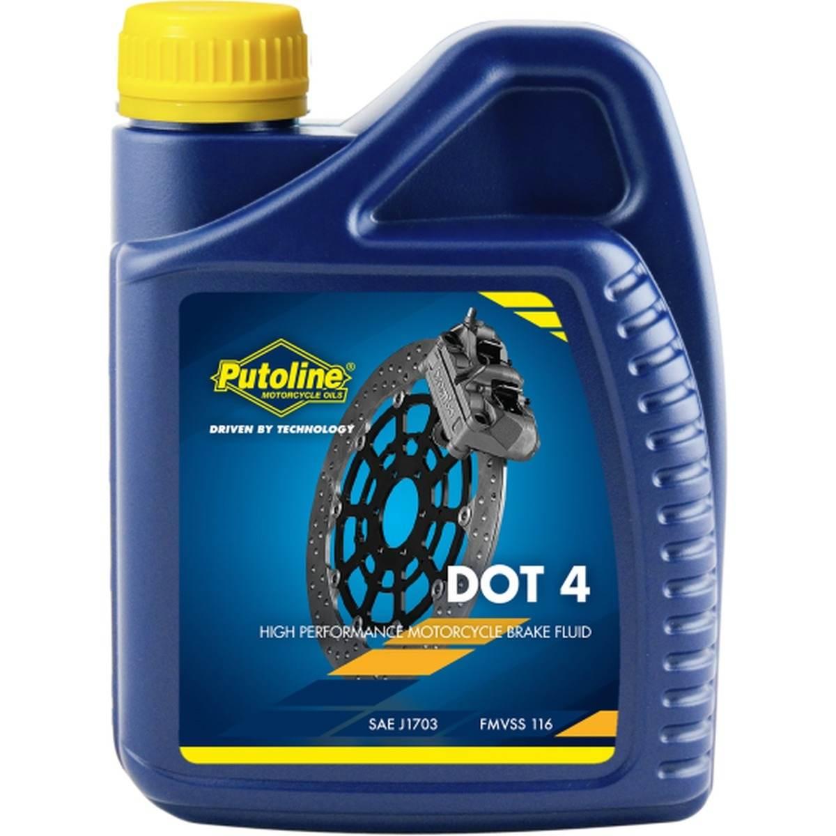 Putoline Płyn Hamulcowy Dot 4 Brake Fluid 500Ml Syntetyk Zgodny Również Z D